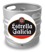 Estrella Galicia barril 20 litros desechable