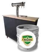 Barra + 1 Barril Cristal