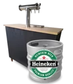 Barra + 1 Barril Heineken