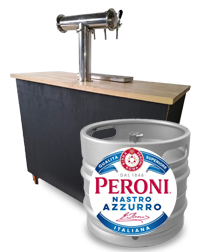Barra + 1 Barril Peroni